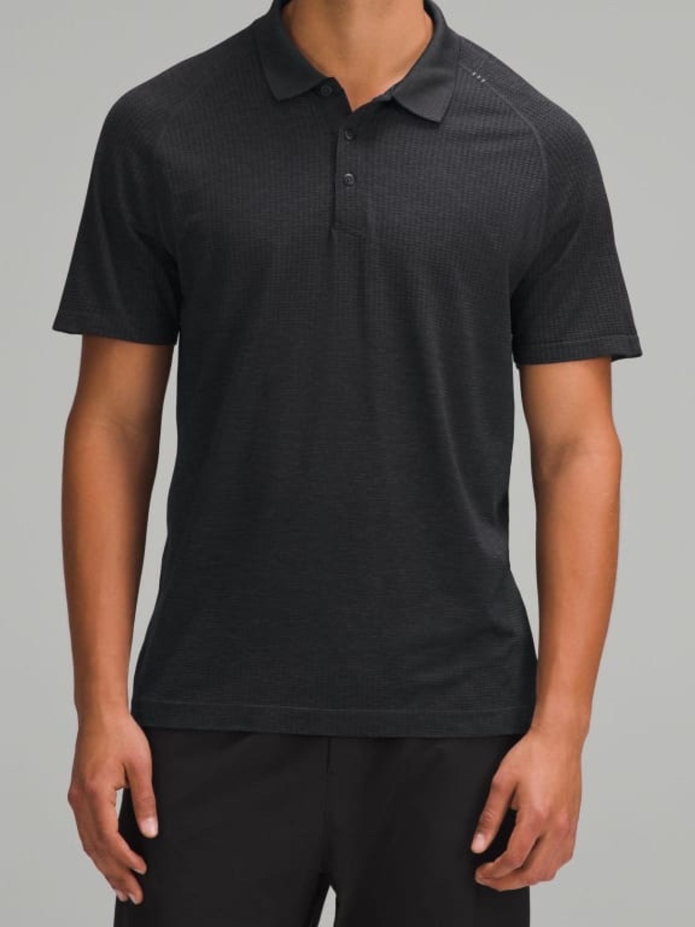 lululemon athletica Black Men's Polo Performance Shirt